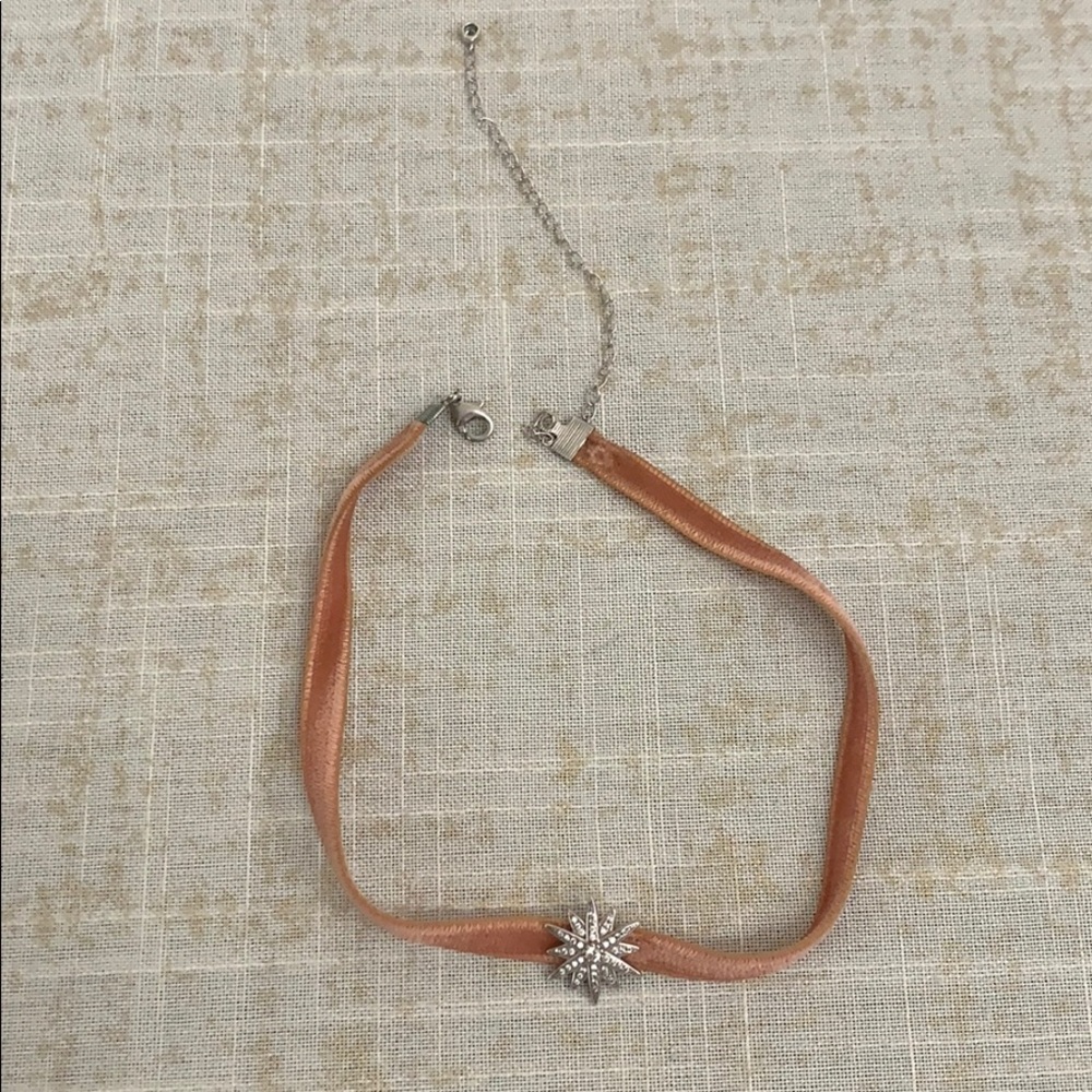 Pink Choker with Sparkly Star